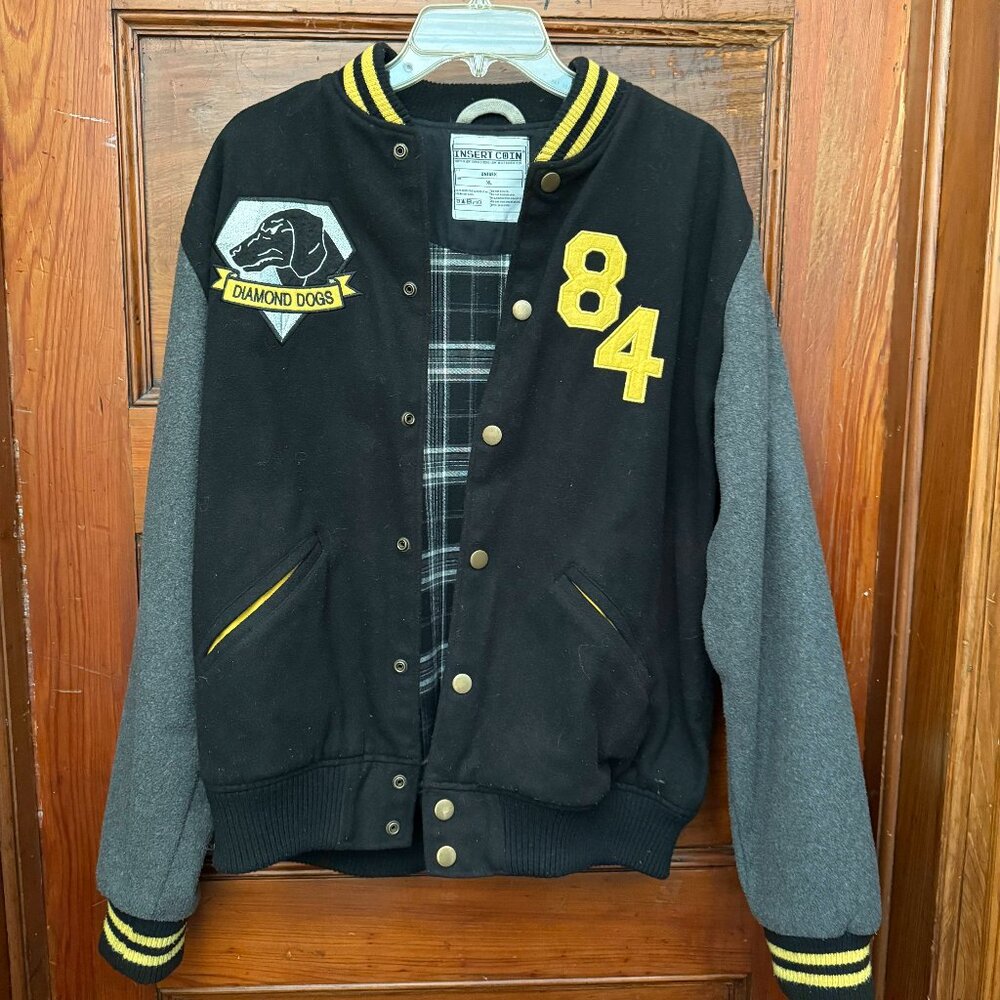 Limited Edition Insert coin Metal Gear Solid 5 Varsity Jacket
